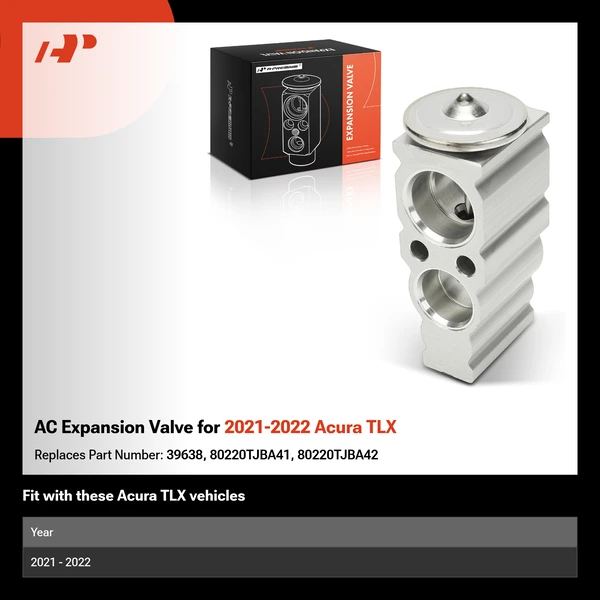 AC Expansion Valve for 2021-2022 Acura TLX