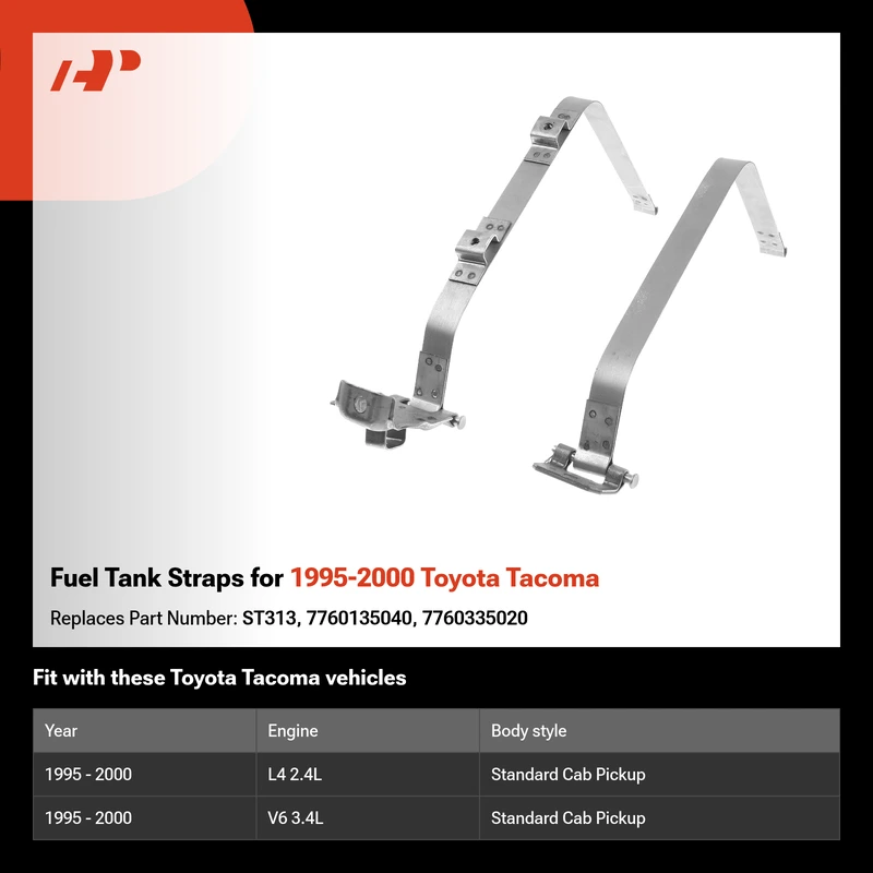 Fuel Tank Straps for 1995-2000 Toyota Tacoma