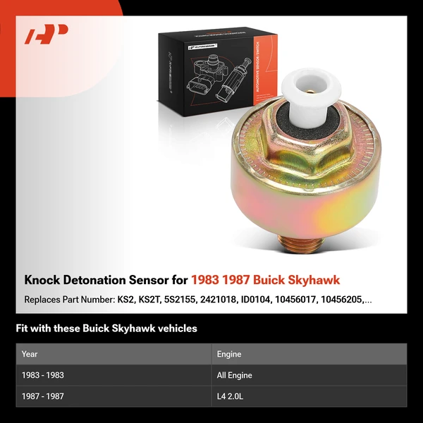 Knock Detonation Sensor for 1983 1987 Buick Skyhawk