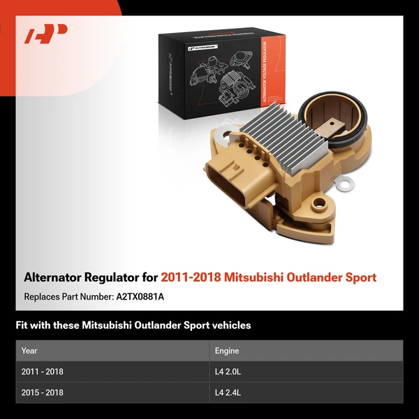 Alternator Regulator for 2011-2018 Mitsubishi Outlander Sport