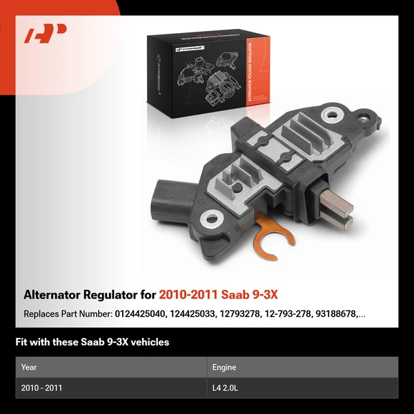 Alternator Regulator for 2010-2011 Saab 9-3X