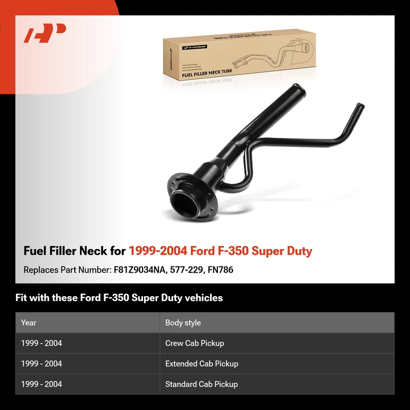 Fuel Filler Neck for 1999-2004 Ford F-350 Super Duty