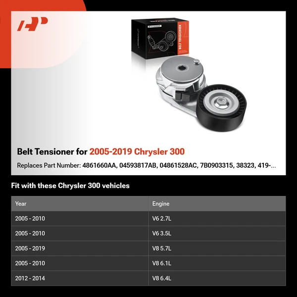 Belt Tensioner for 2005-2019 Chrysler 300