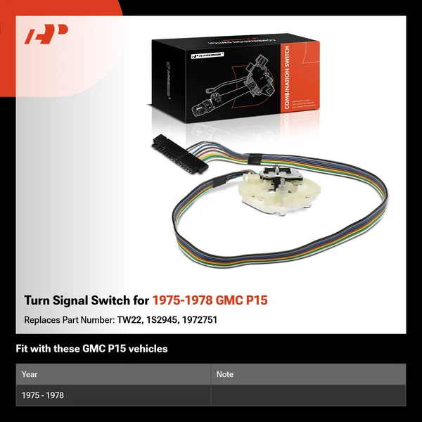 Turn Signal Switch for 1975-1978 GMC P15