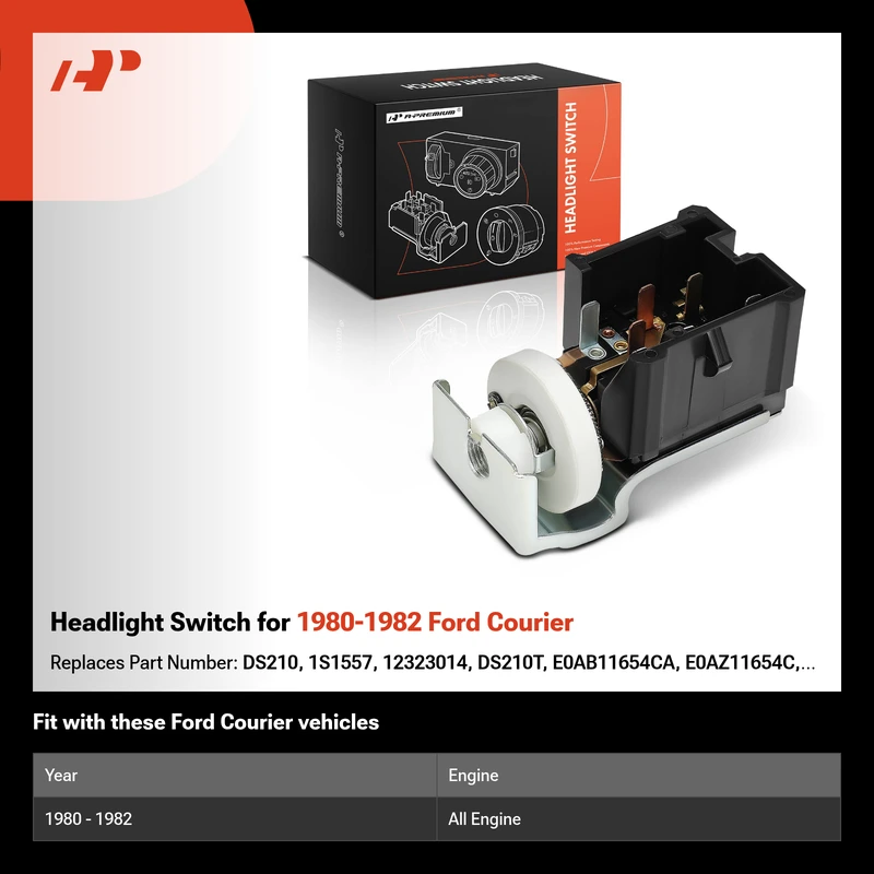 Headlight Switch for 1980-1982 Ford Courier