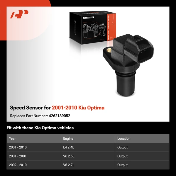 Speed Sensor for 2001-2010 Kia Optima