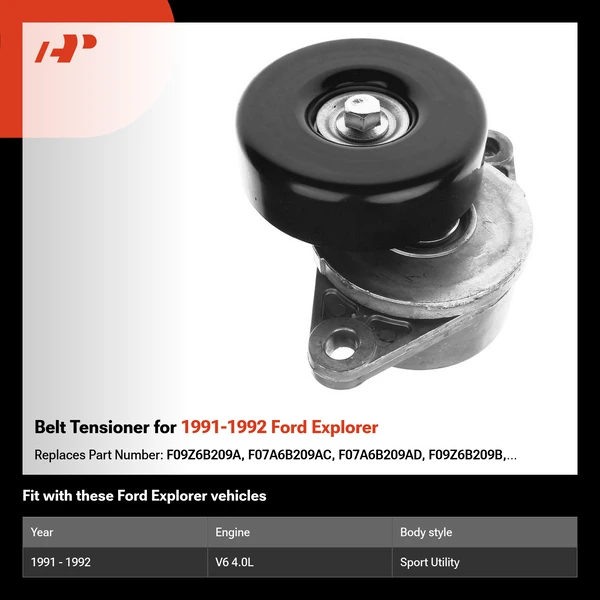 Belt Tensioner for 1991-1992 Ford Explorer