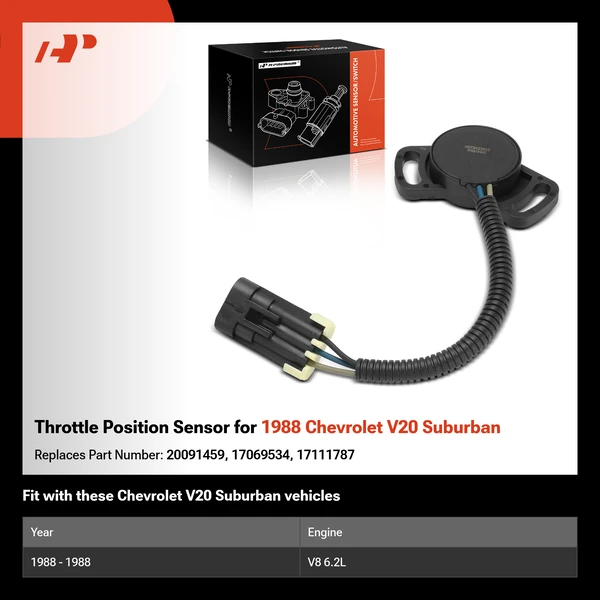 Throttle Position Sensor for 1988 Chevrolet V20 Suburban