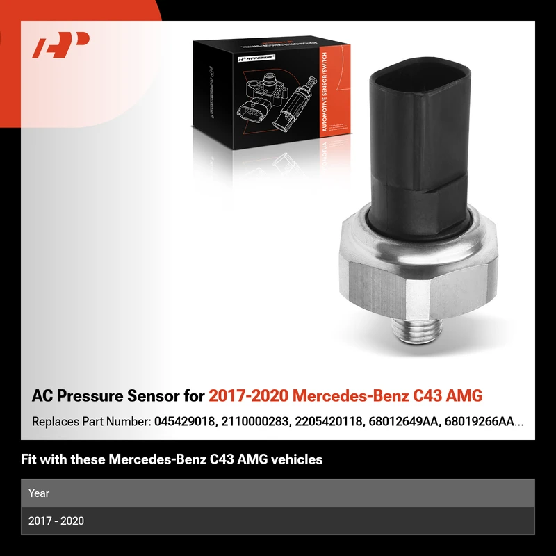 AC Pressure Sensor for 2017-2020 Mercedes-Benz C43 AMG