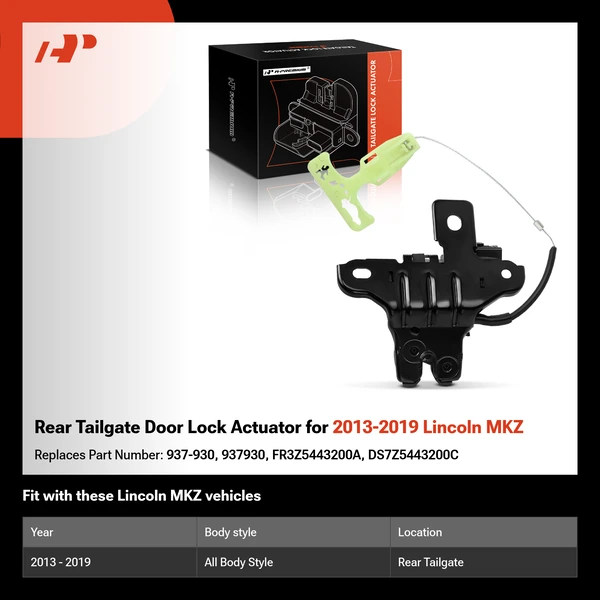 Rear Tailgate Door Lock Actuator for 2013-2019 Lincoln MKZ