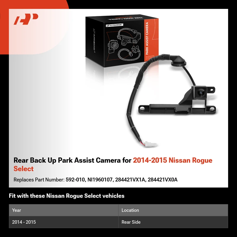 Rear Back Up Park Assist Camera for 2014-2015 Nissan Rogue Select