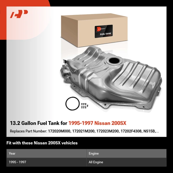 13.2 Gallon Fuel Tank for 1995-1997 Nissan 200SX