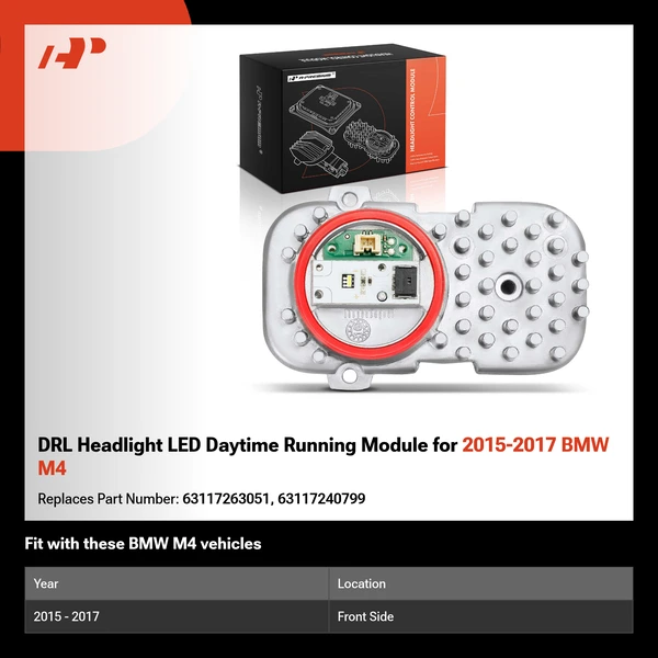 DRL Headlight LED Daytime Running Module for 2015-2017 BMW M4