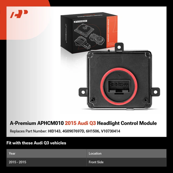 A-Premium APHCM010 2015 Audi Q3 Headlight Control Module