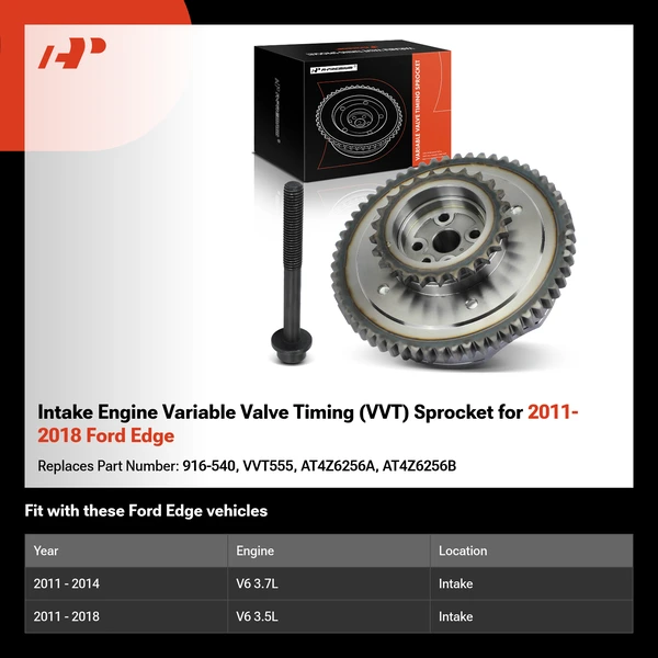 Intake Engine Variable Valve Timing (VVT) Sprocket for 2011-2018 Ford Edge