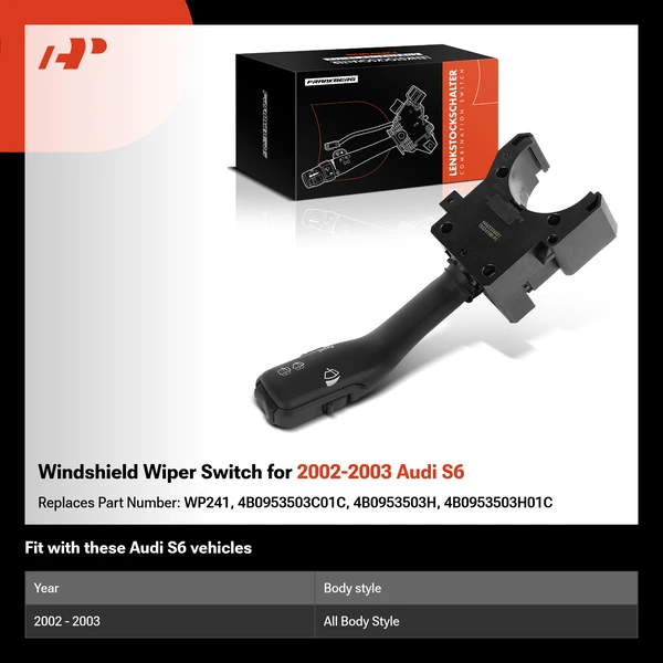 Windshield Wiper Switch for 2002-2003 Audi S6