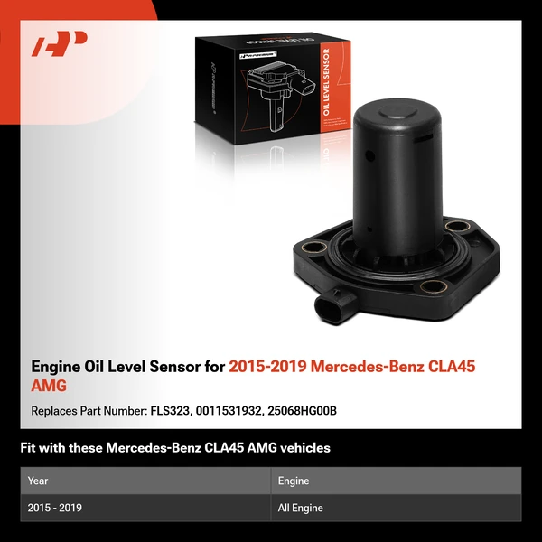 Engine Oil Level Sensor for 2015-2019 Mercedes-Benz CLA45 AMG