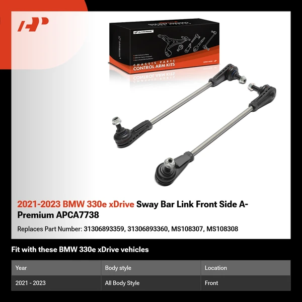 2021-2023 BMW 330e xDrive Sway Bar Link Front Side A-Premium APCA7738