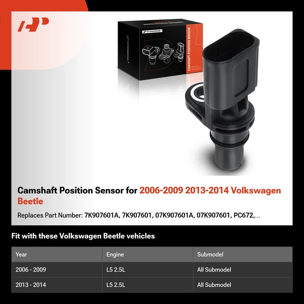 Camshaft Position Sensor for 2006-2009 2013-2014 Volkswagen Beetle