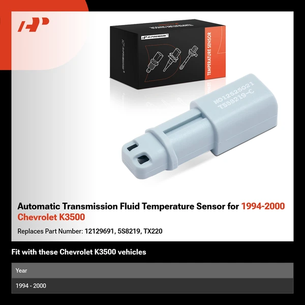 Automatic Transmission Fluid Temperature Sensor for 1994-2000 Chevrolet K3500