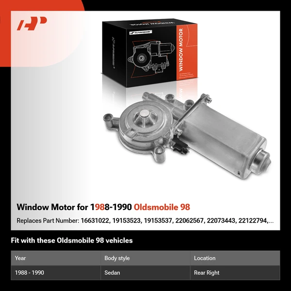 Window Motor for 1988-1990 Oldsmobile 98