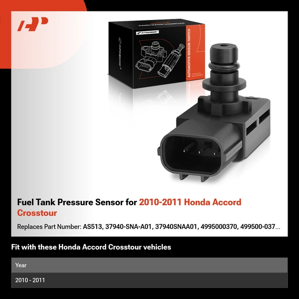 Fuel Tank Pressure Sensor for 2010-2011 Honda Accord Crosstour