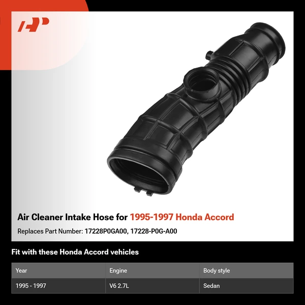 Air Cleaner Intake Hose for 1995-1997 Honda Accord