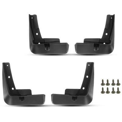 4 Pcs Front & Rear Mud Flaps Splash Guards