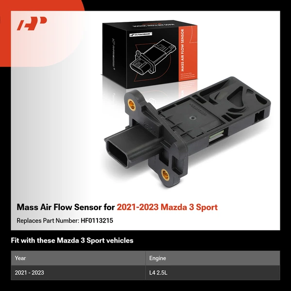 Mass Air Flow Sensor for 2021-2023 Mazda 3 Sport