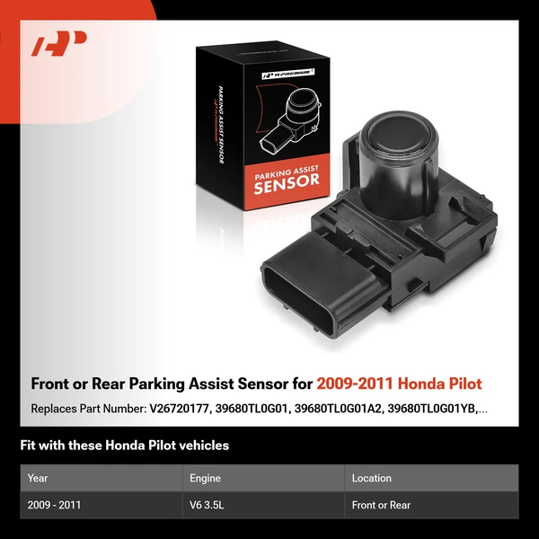 Front or Rear Parking Assist Sensor for 2009-2011 Honda Pilot