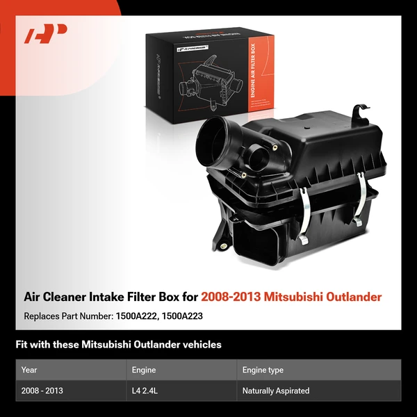 Air Cleaner Intake Filter Box for 2008-2013 Mitsubishi Outlander