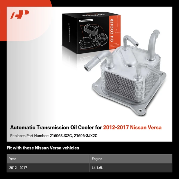 Automatic Transmission Oil Cooler for 2012-2017 Nissan Versa