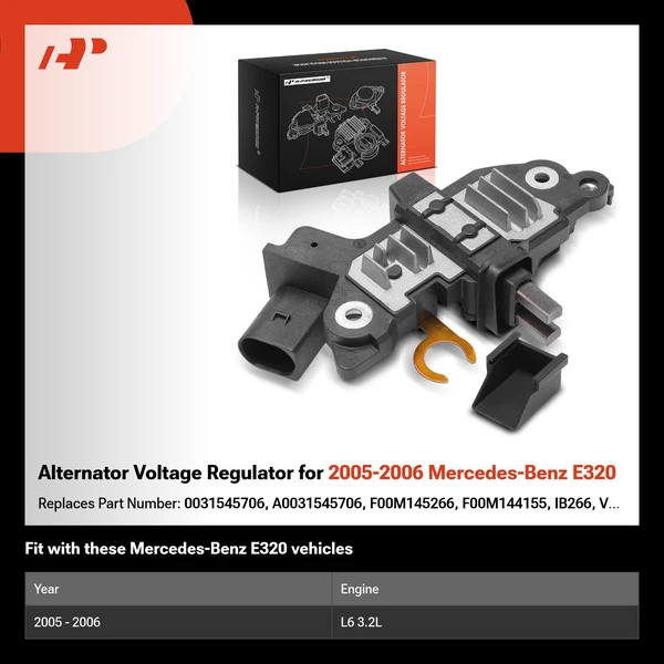Alternator Voltage Regulator for 2005-2006 Mercedes-Benz E320