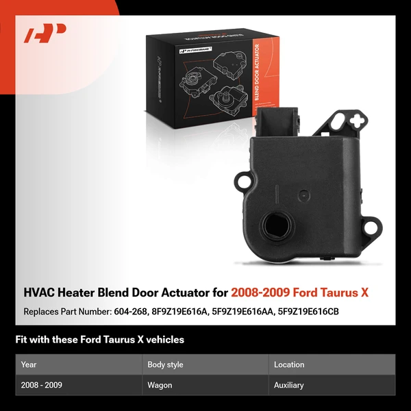 HVAC Heater Blend Door Actuator for 2008-2009 Ford Taurus X