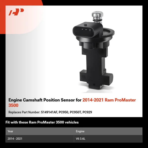 Engine Camshaft Position Sensor for 2014-2021 Ram ProMaster 3500