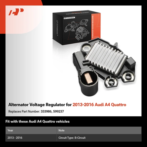 Alternator Voltage Regulator for 2013-2016 Audi A4 Quattro