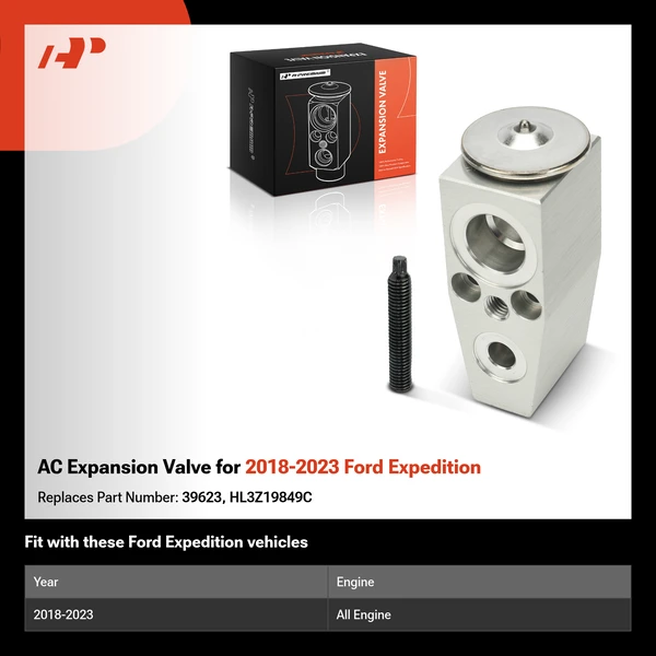 AC Expansion Valve for 2018-2023 Ford Expedition