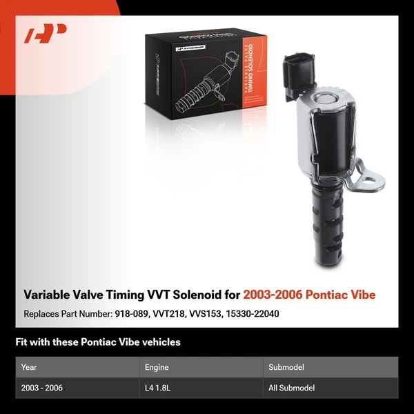 Variable Valve Timing VVT Solenoid for 2003-2006 Pontiac Vibe