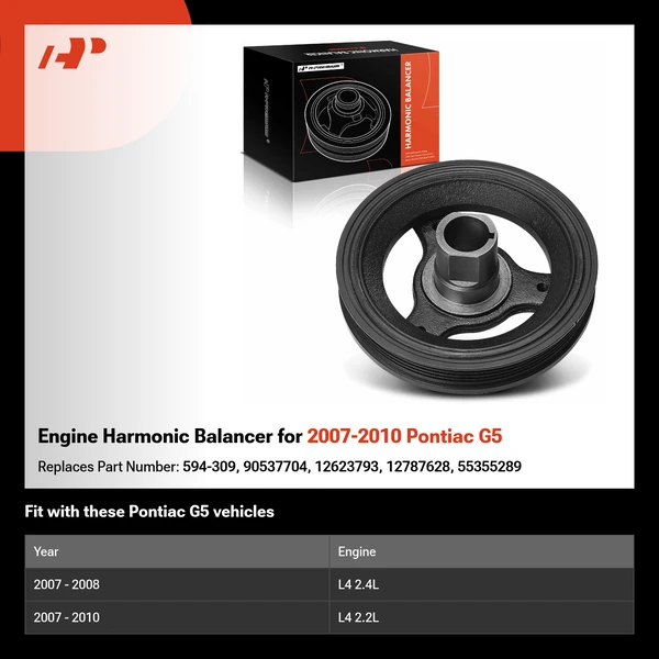 Engine Harmonic Balancer for 2007-2010 Pontiac G5