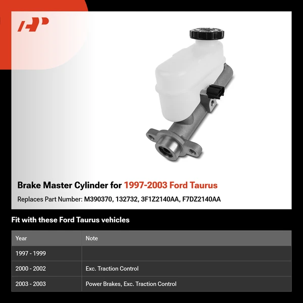 Brake Master Cylinder for 1997-2003 Ford Taurus