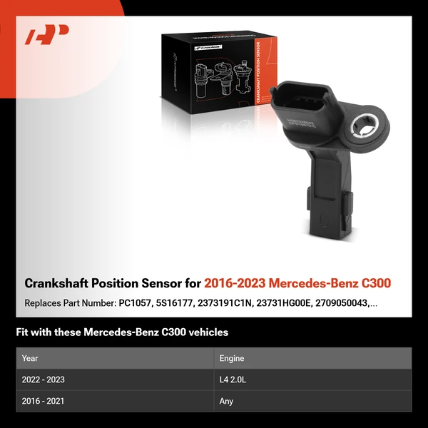 Crankshaft Position Sensor for 2016-2023 Mercedes-Benz C300