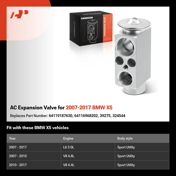 AC Expansion Valve for 2007-2017 BMW X5