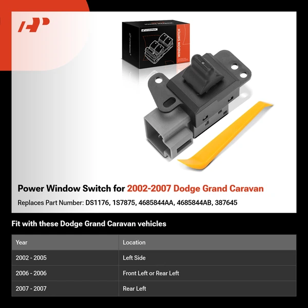 Power Window Switch for 2002-2007 Dodge Grand Caravan