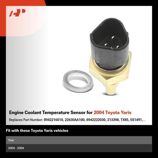 Engine Coolant Temperature Sensor for 2004 Toyota Yaris