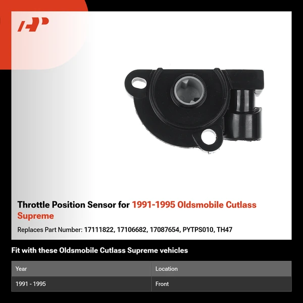 Throttle Position Sensor for 1991-1995 Oldsmobile Cutlass Supreme