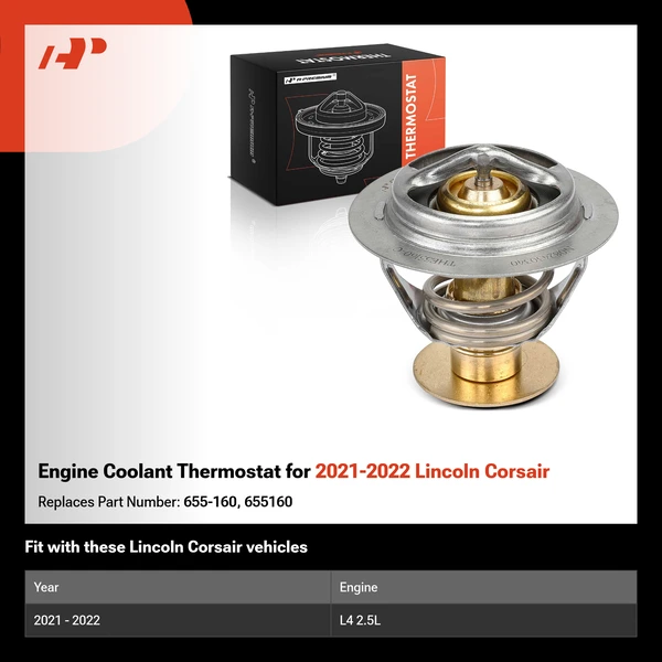 Engine Coolant Thermostat for 2021-2022 Lincoln Corsair