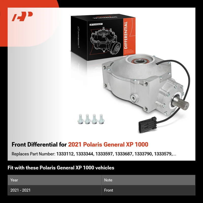 Front Differential for 2021 Polaris General XP 1000