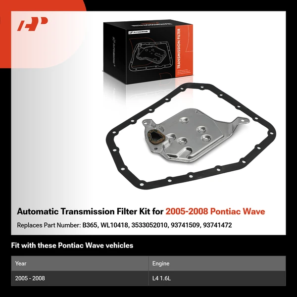 Automatic Transmission Filter Kit for 2005-2008 Pontiac Wave
