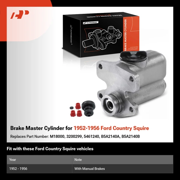 Brake Master Cylinder for 1952-1956 Ford Country Squire