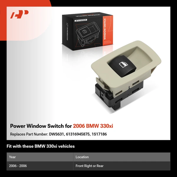 Power Window Switch for 2006 BMW 330xi